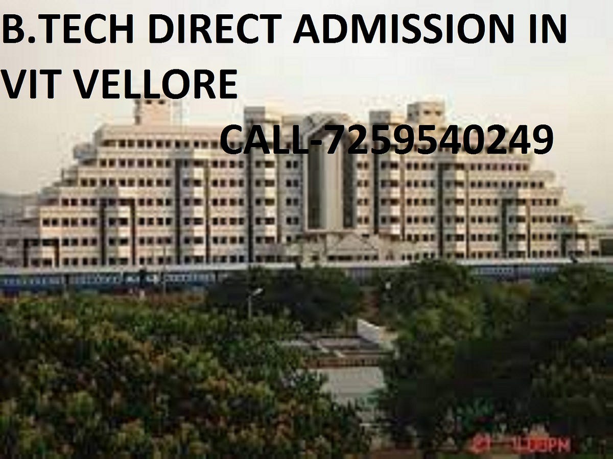 How to get Aiml Direct Admission in Vit vellore 2024 by career