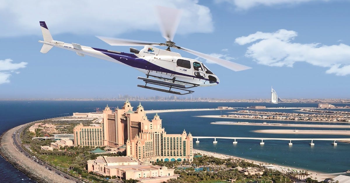 Atlantis Helicopter Dubai Spectacular SkyHigh Sightseeing by Mona Ahmed Medium