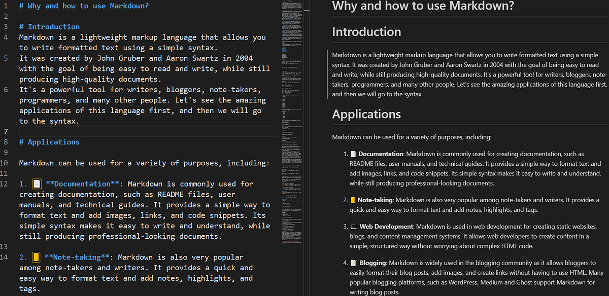 Why and how to use Markdown?. Beautiful, simple language for content ...