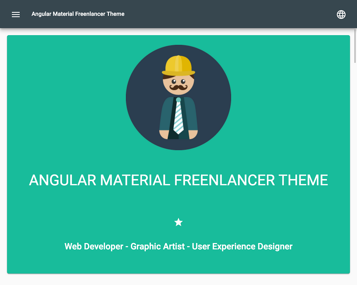 Build your next freelance website with Angular and Material Design by