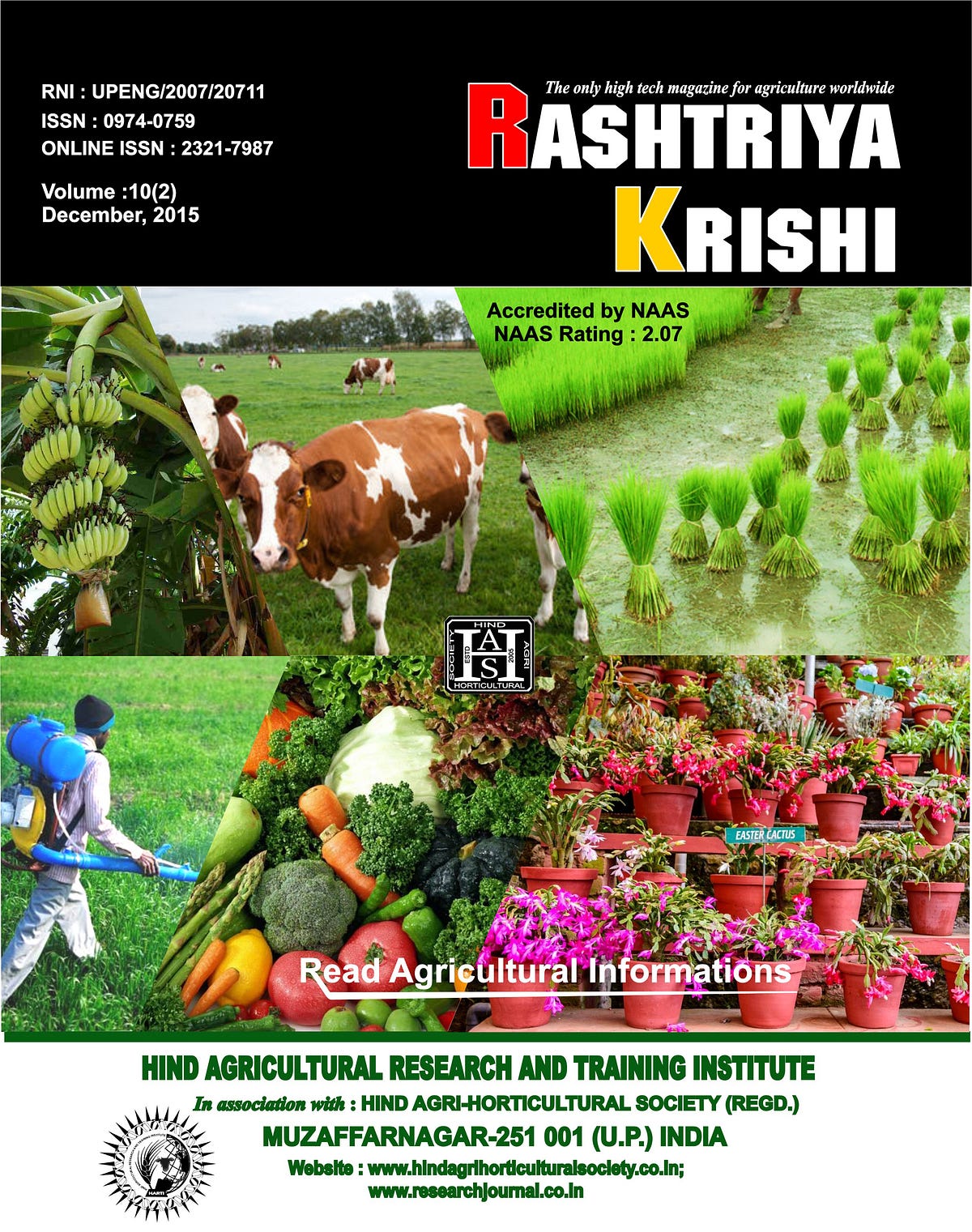 SciArchives | Journal of Rashtriya Krishi | Indian Science Journals ...