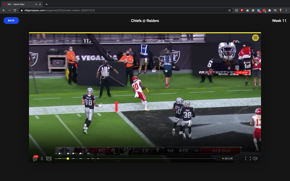 NFL Game Pass International by deltatre