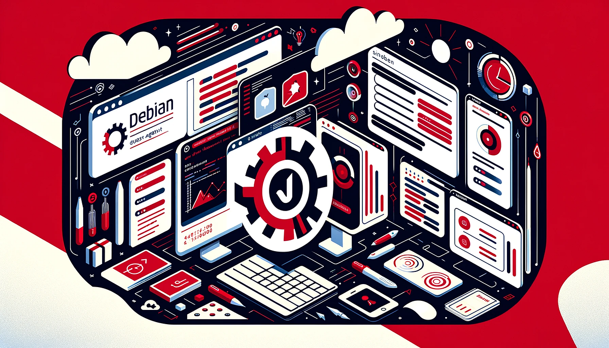 Install the SPICE guest agent tools on a Debianbased system in VM by