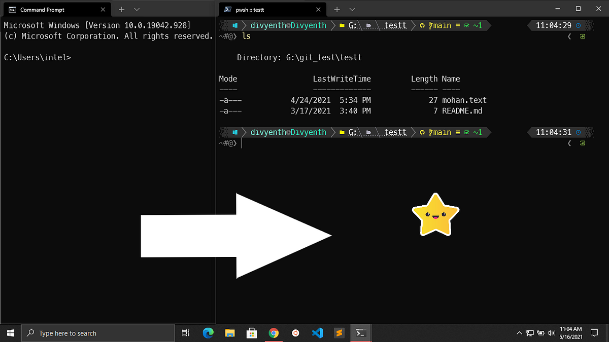 Customize your windows terminal with Oh My Posh | by Divyenth K | Medium