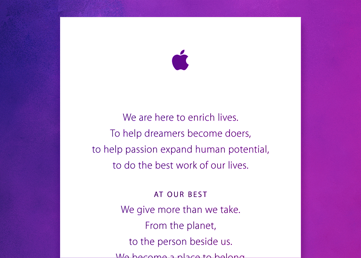 I wrote Apple’s Credo 6 years ago — here’s why it’s still relevant by