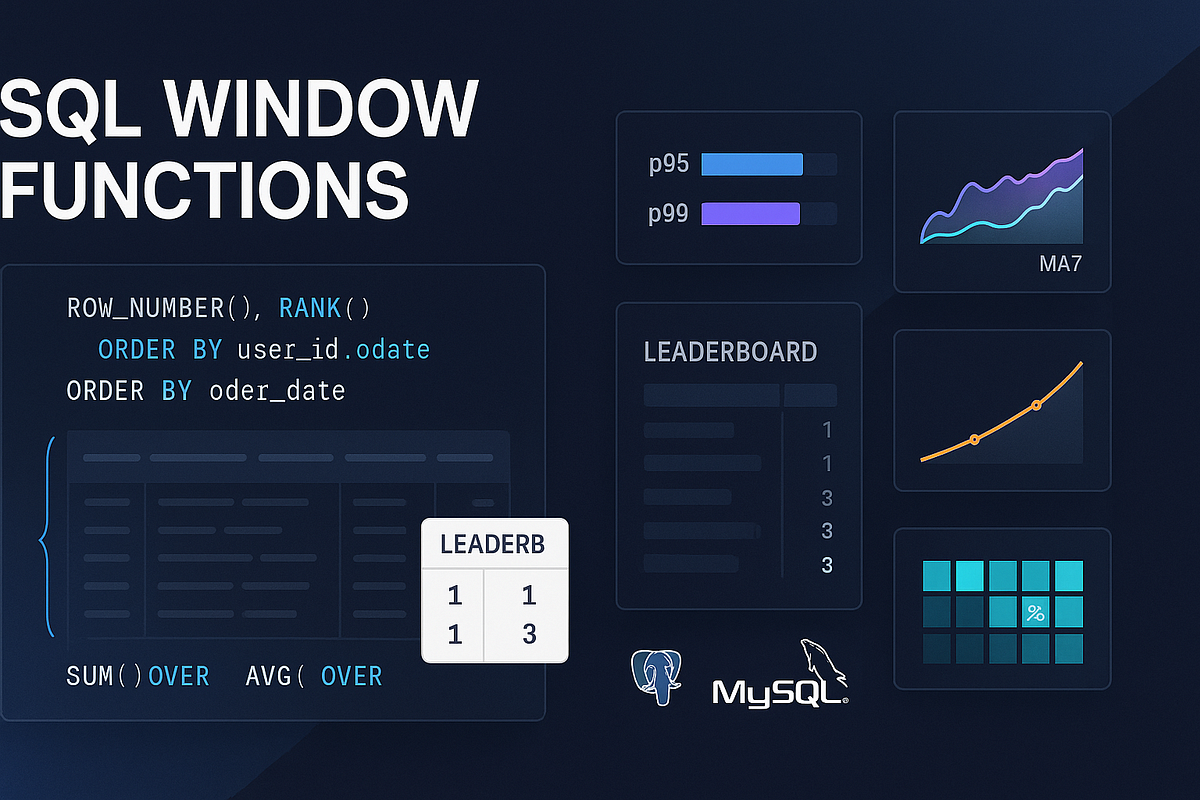 10 SQL Window Functions Every App Dev Should Know | by Hash Block | Medium