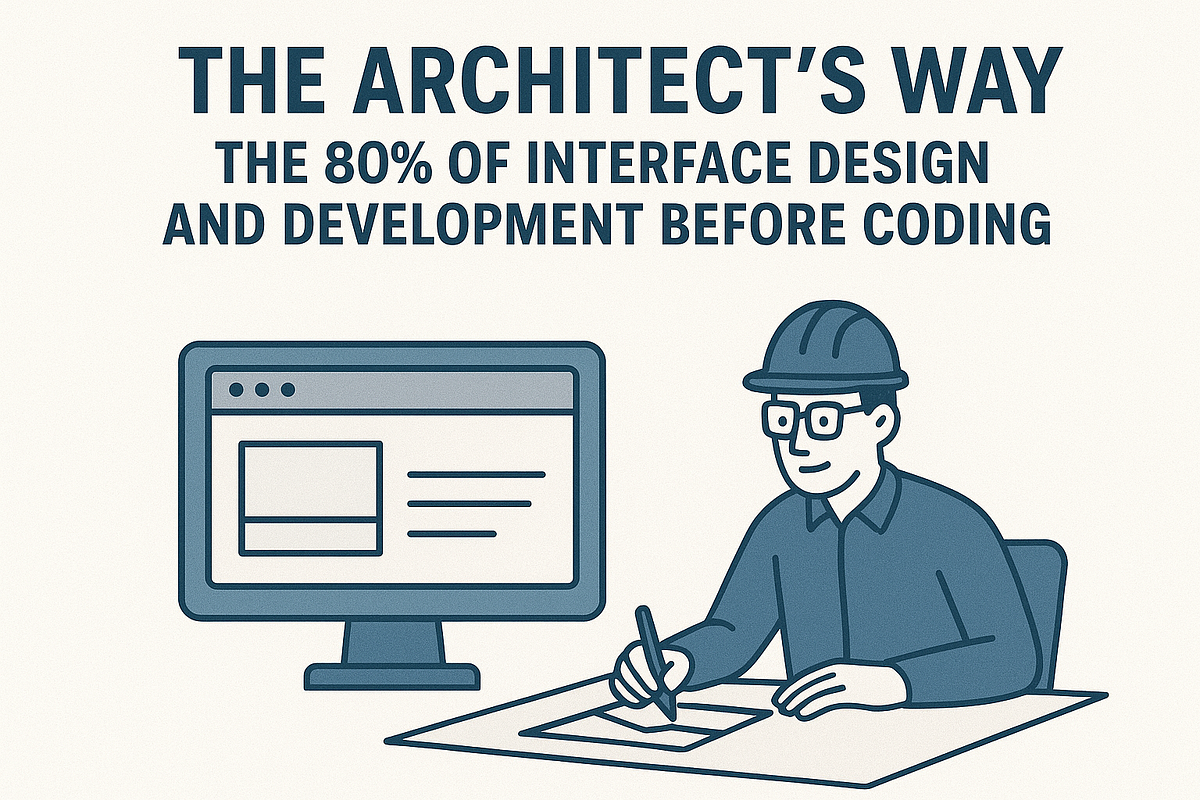 The Architect’s Way: The 80% of Interface Design and Development Before ...