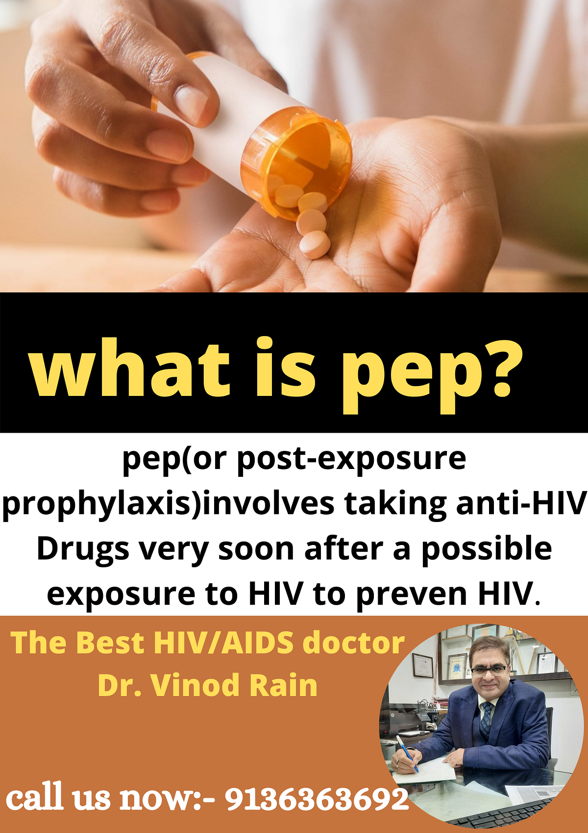 What medication is used for PEP?. PEP is a combination of three drugs