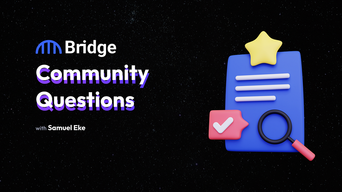 Community Questions Recap. Q1.) In light of the recent transition… | by ...