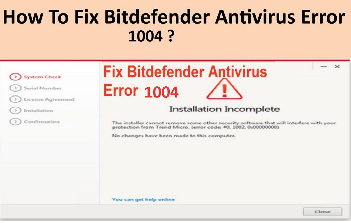Bitdefender Error Code 1004. Exactly how to repair Update Error Code