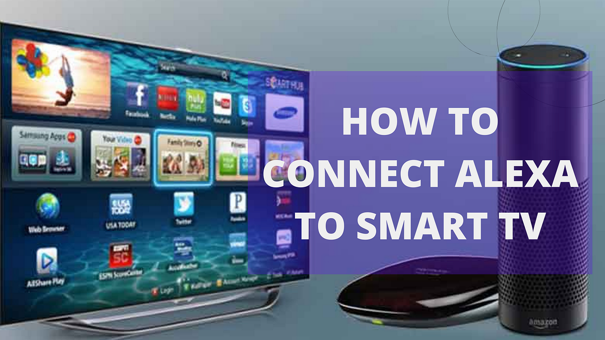 How to Connect Smart Tv to Alexa ? by Alexa Echo Dot Helpline Medium