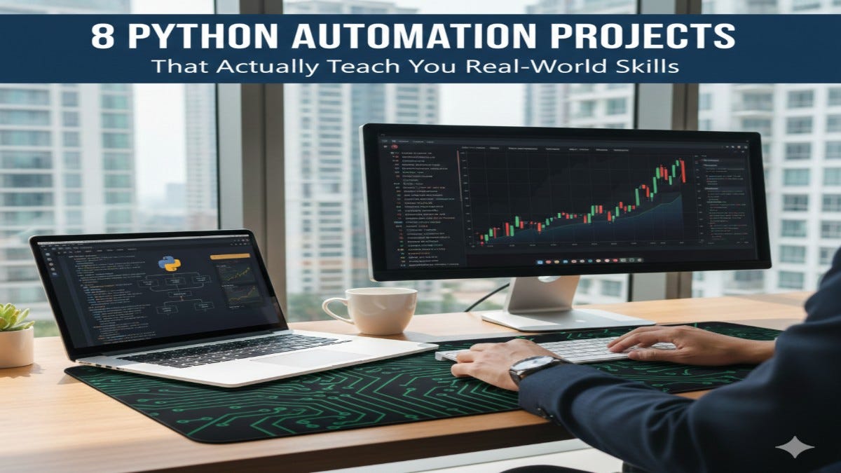 8 Python Automation Projects for Real-World Skills | Python in Plain ...