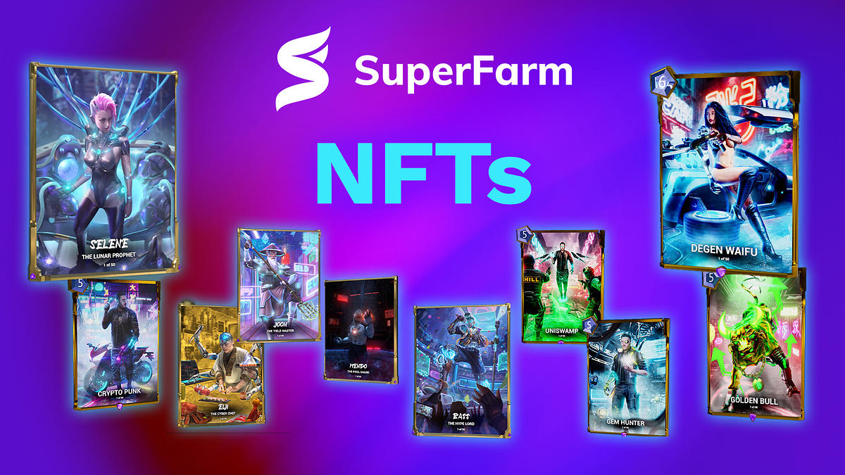 An Overview of All SuperFarm NFTs & Their Utility | by Carissa Estreller |  SuperFarm | Medium