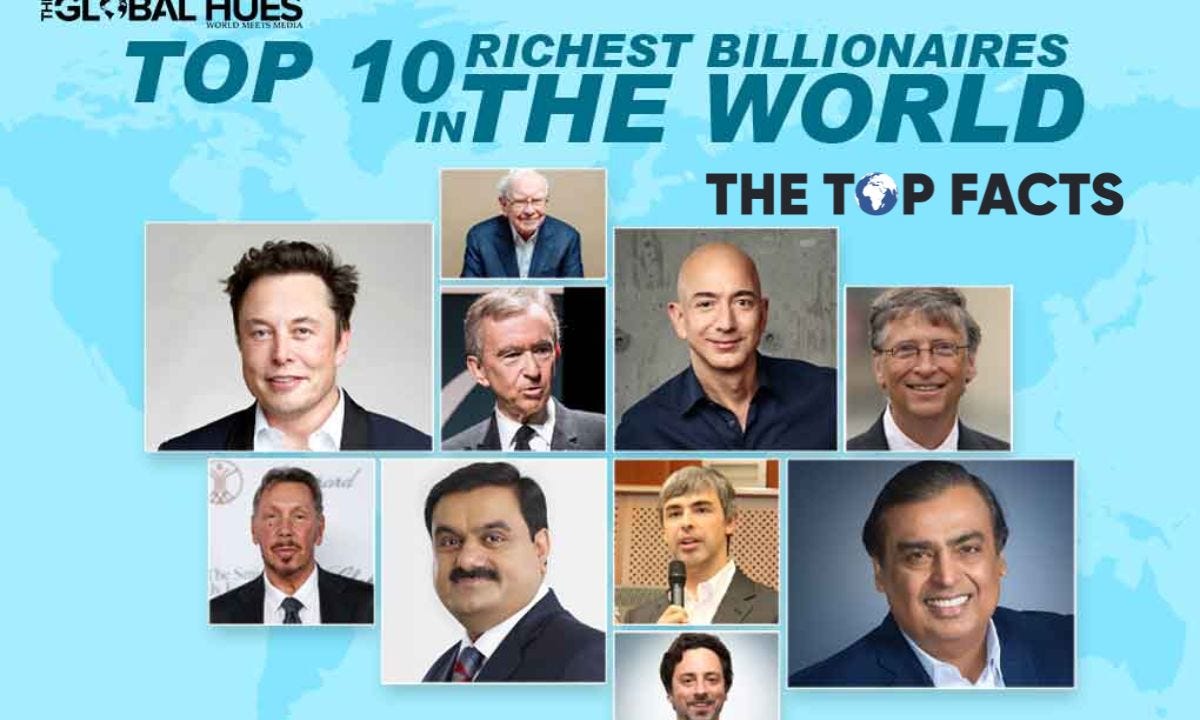 Top three Richest People in World, by The facts