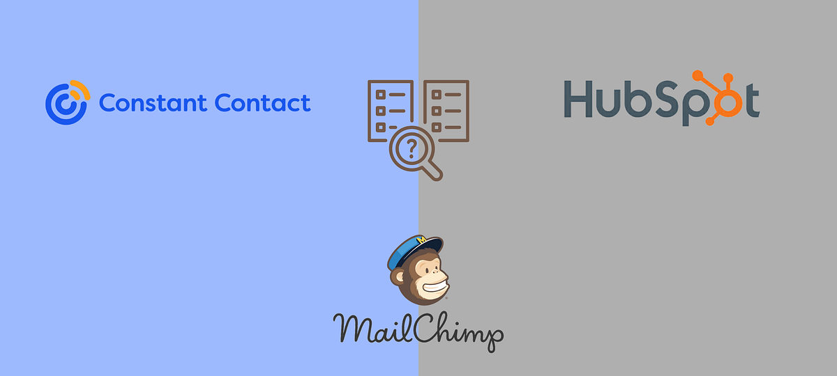 Mailchimp vs. Constant Contact vs. HubSpot Comparison by MD Shamim