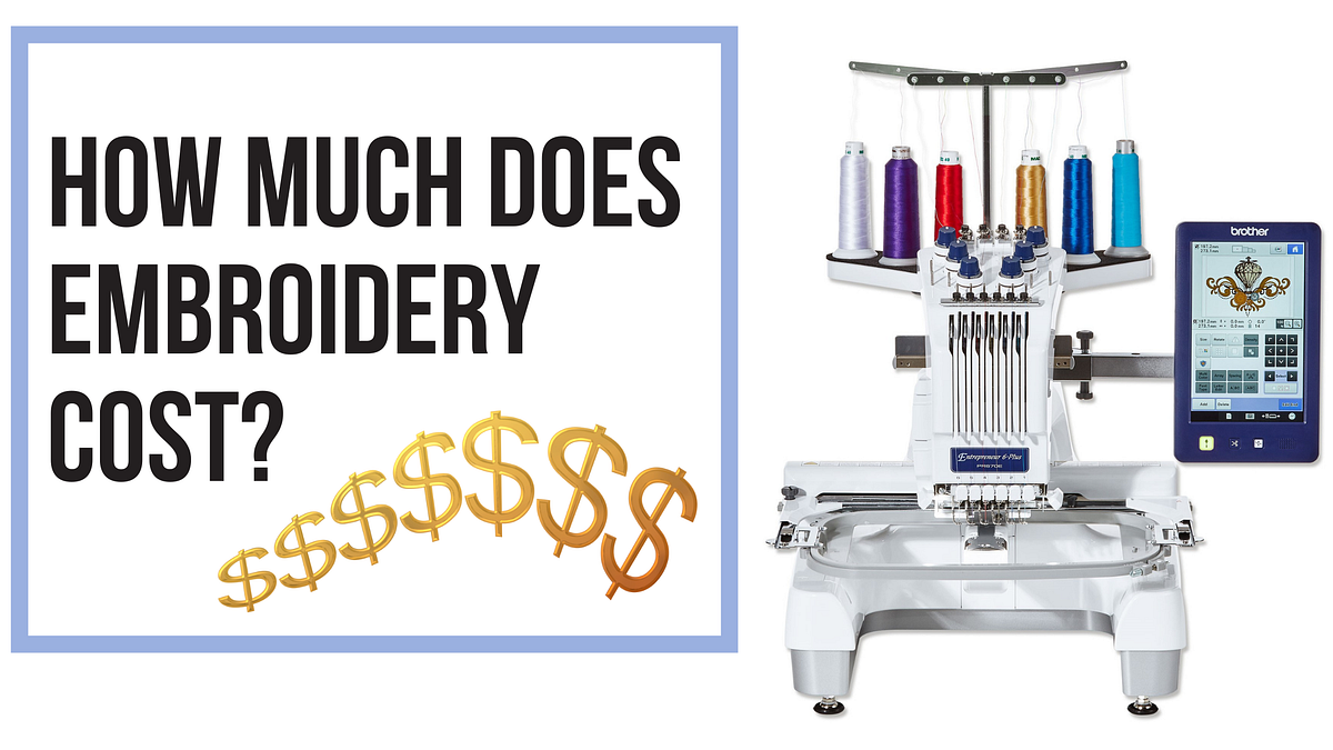 How much does embroidery cost?. Custom embroidery allows you to… by