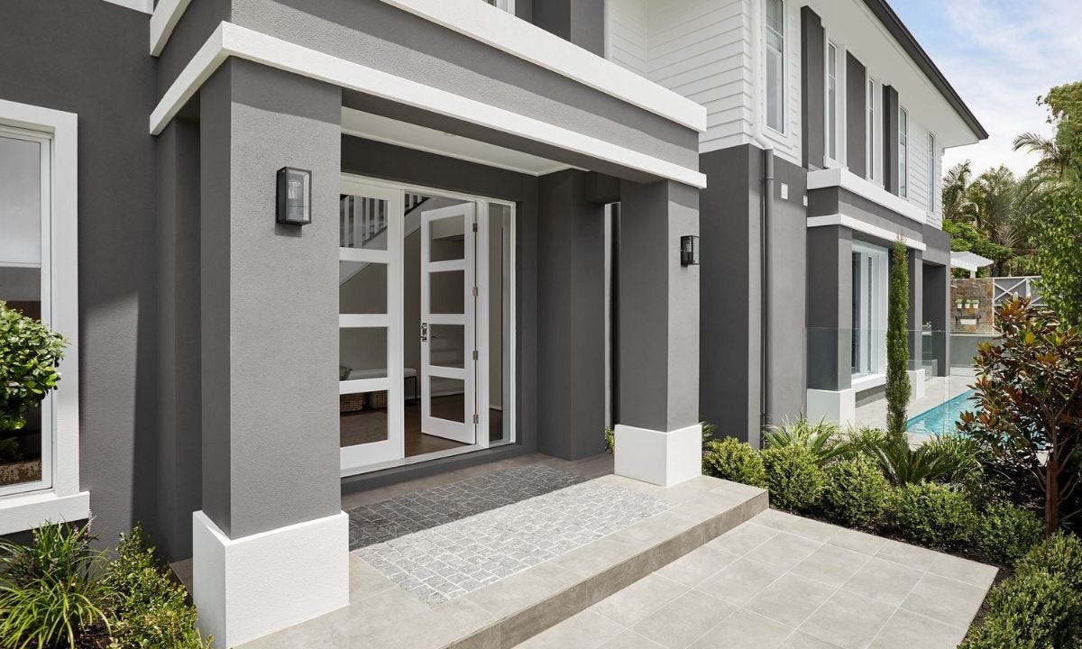 Inspirasi Kombinasi Warna Cat Rumah Bagian Luar dan Dalam by Namu Kim