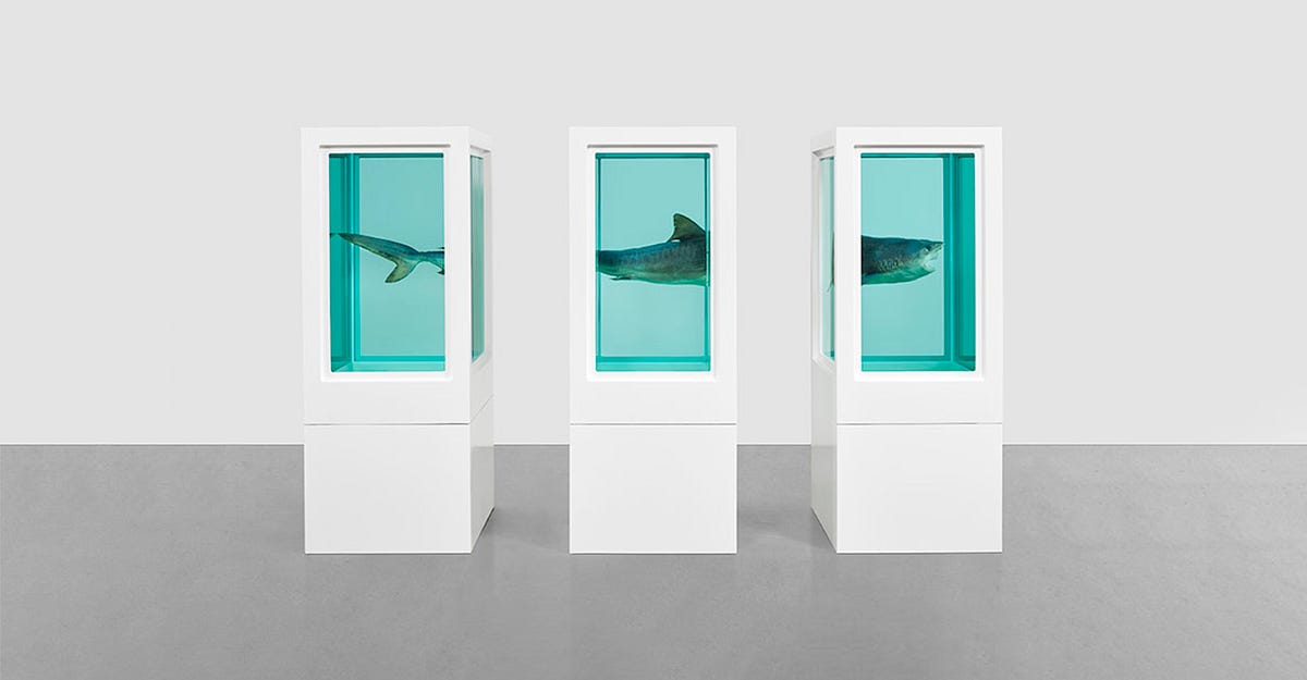 Damien Hirst – End of a Century. A show → by the artist → of his