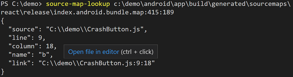 Inspect React Native App Crash with Source Map | by Wade Huang | Medium