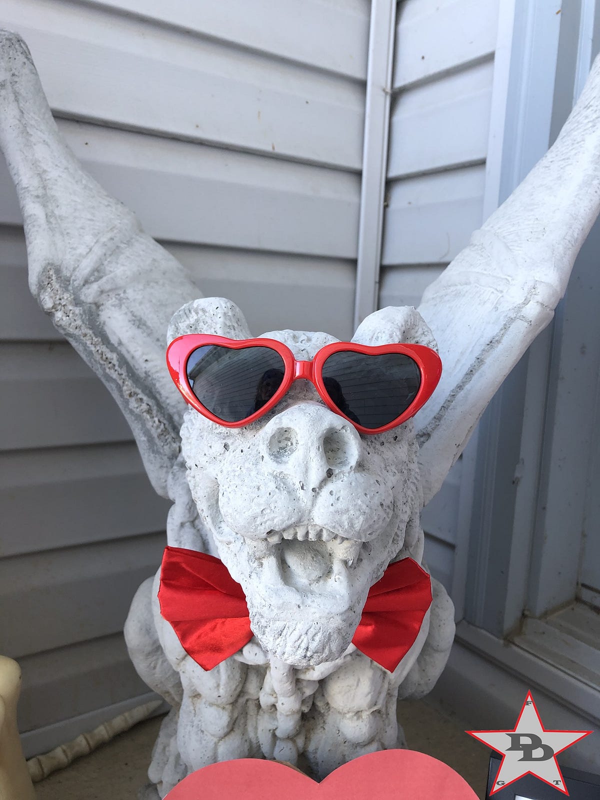 Frank the Christmas Gargoyle’s Shenanigans Versus Karen, the Cranky