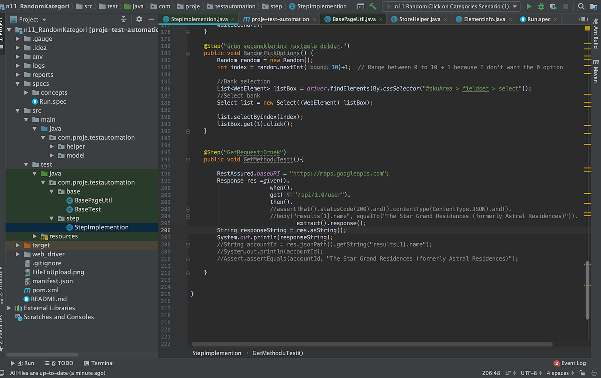 Gauge ve Java ile BDD nasıl yapılır?(Davranışa Yönelik Geliştirme