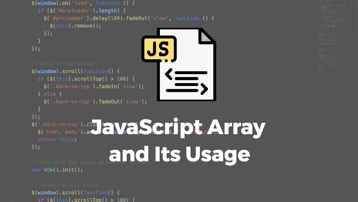 Advanced JS Array Manipulation. This is part three of an ongoing blog ...