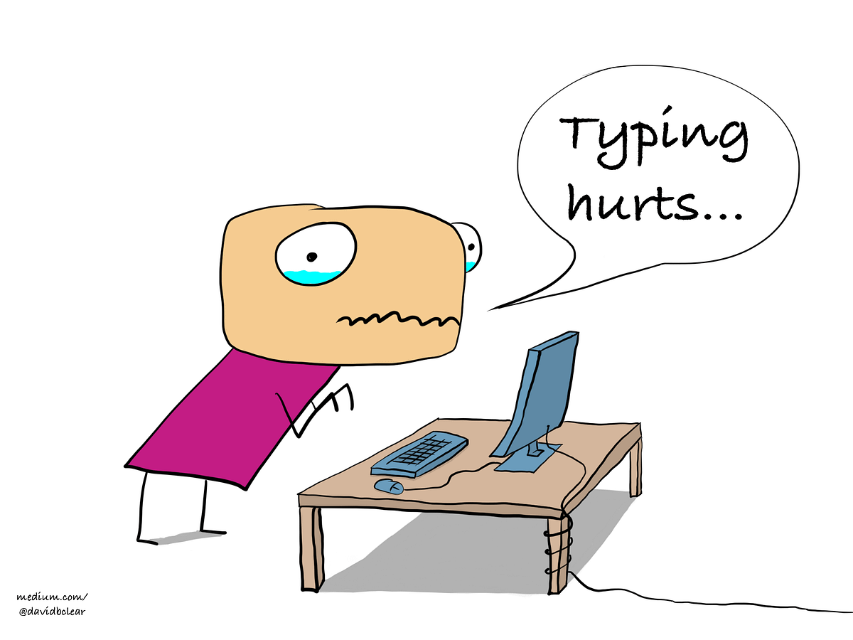 A Typing Injury Almost Killed My Career — Don't Make the Same Mistake | by David B. Clear | The Writing Cooperative