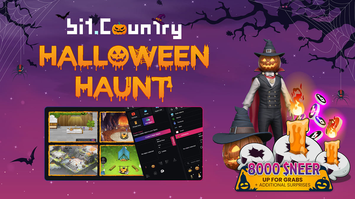 Bit.Country Halloween Haunt !!! ️ Dive in, Decorate, Support & Win
