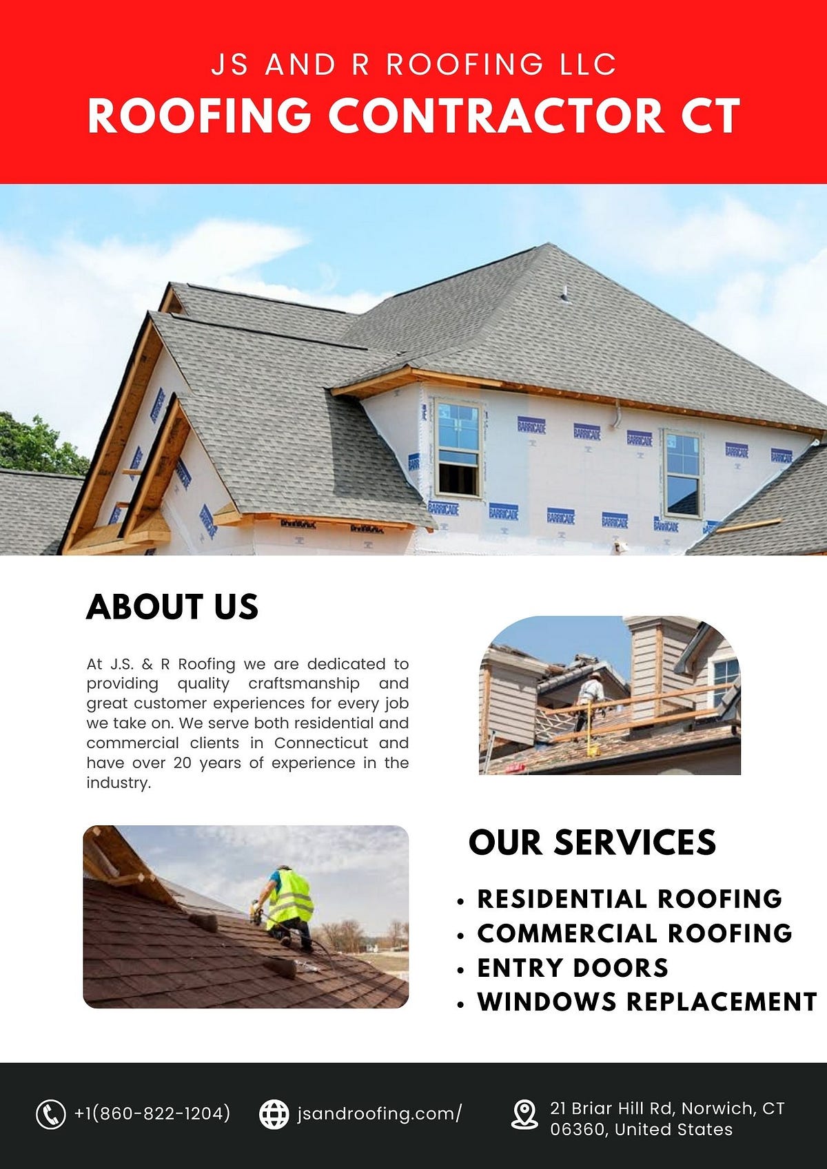 Get Your Roofing Done Right with the Top Roofing Contractor in CT JS