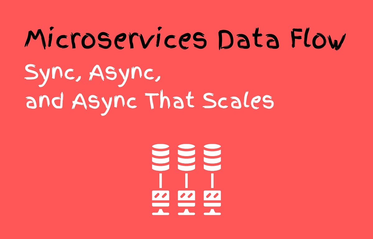 Microservices Data Flow: Sync, Async, and Async That Scales | by Sergey ...