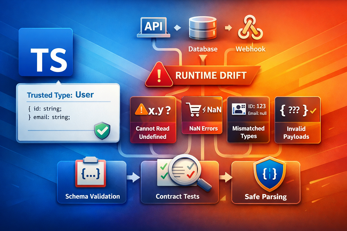 11 symptoms your TypeScript types are hiding runtime contract drift ...