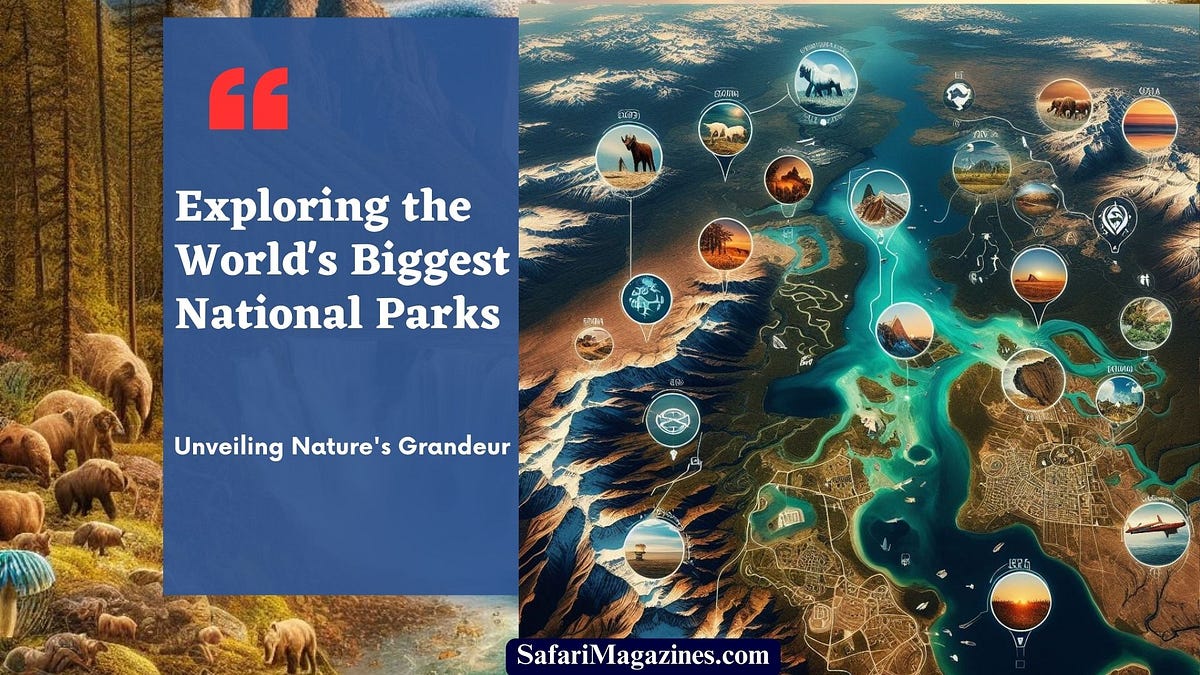 Exploring the World’s Biggest National Parks: Unveiling Nature’s Grandeur - Safari Magazines 