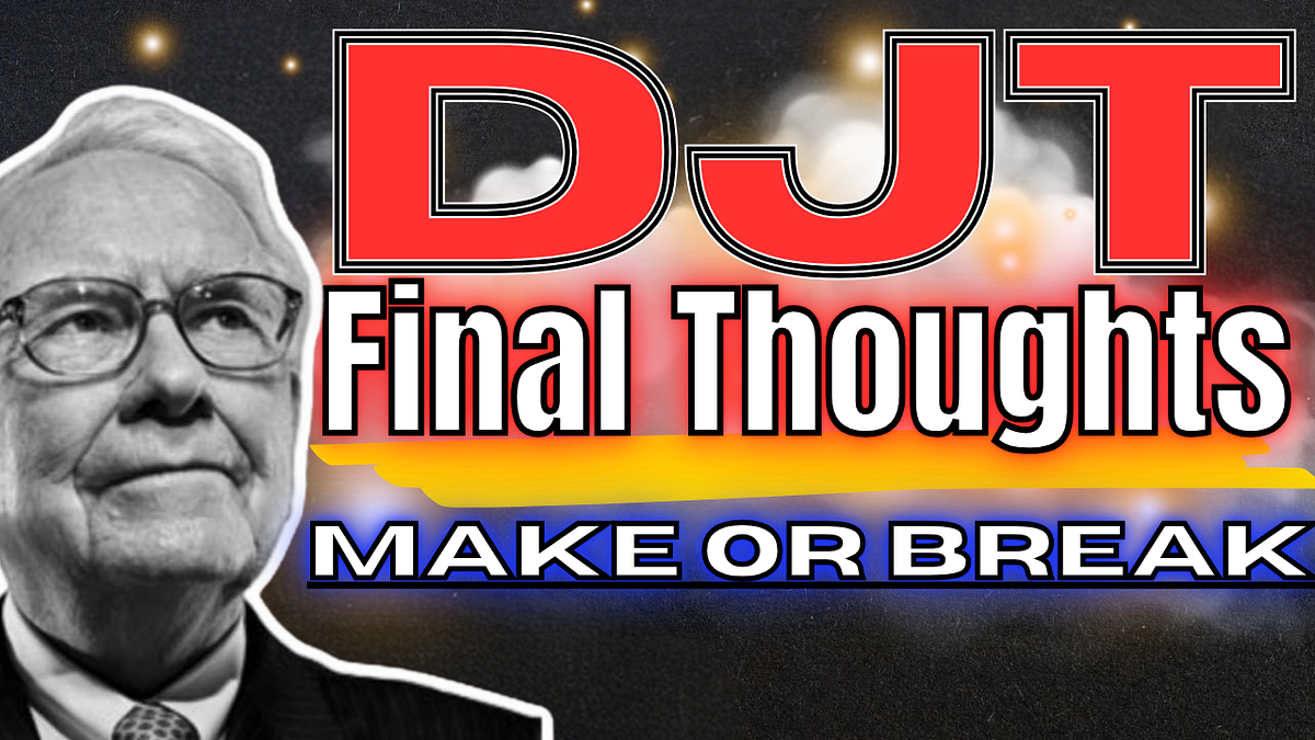 GrandmasterOBI’s Final Thoughts on DJT Gamma Squeeze Potential