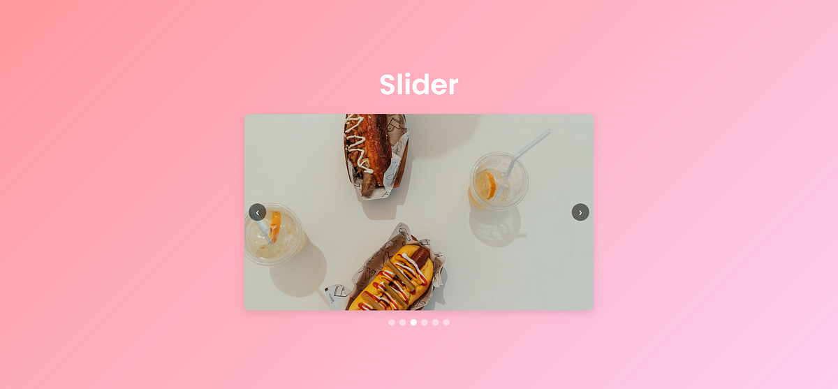 Image Slider with HTML, CSS, and JavaScript | Medium