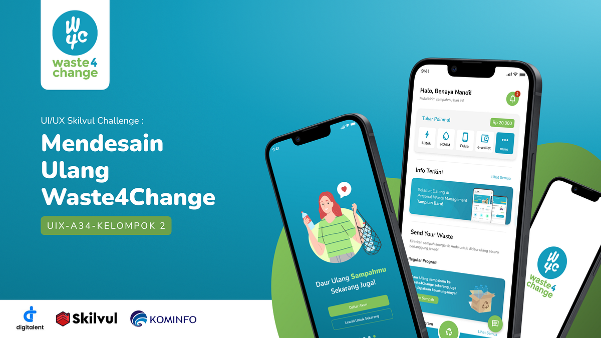 UI/UX Case Study: Mendesain Ulang Aplikasi Waste4Change | by Benaya ...