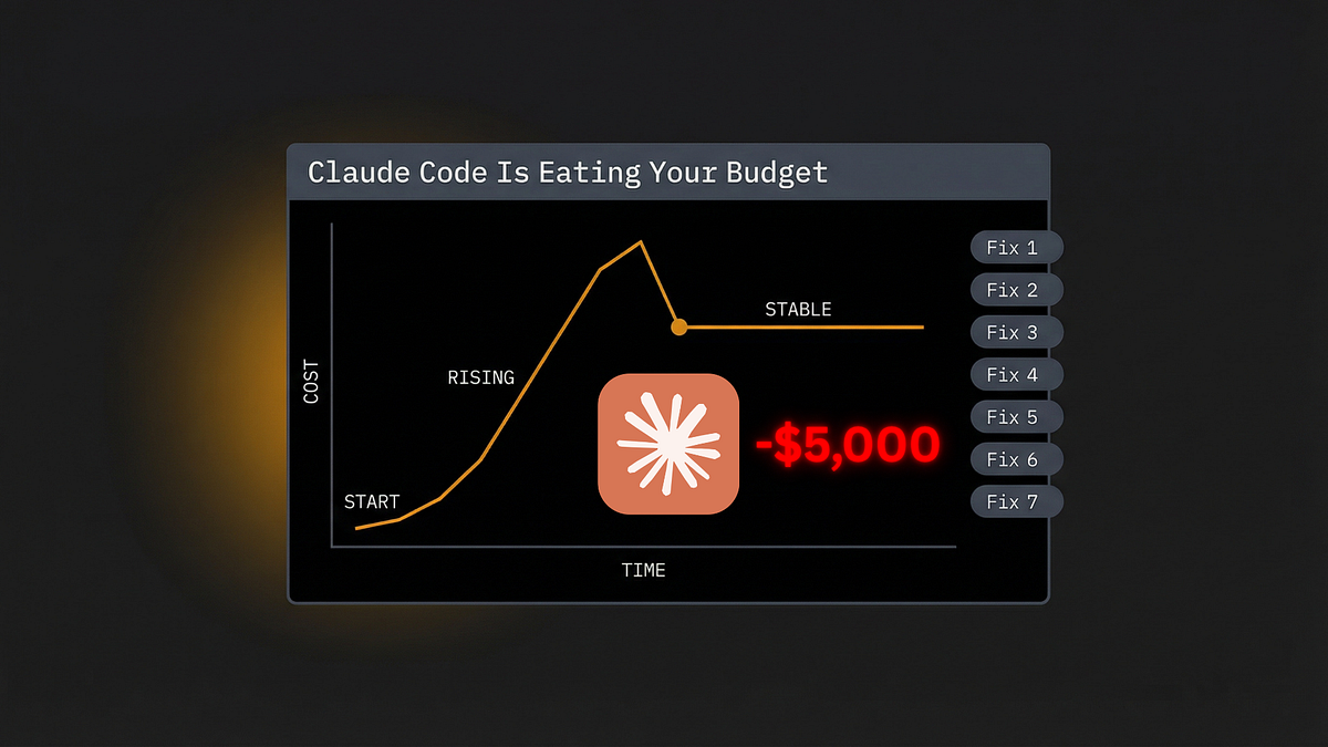 Claude Code Is Eating Your Budget: 7 Fixes That Cut Costs ...
