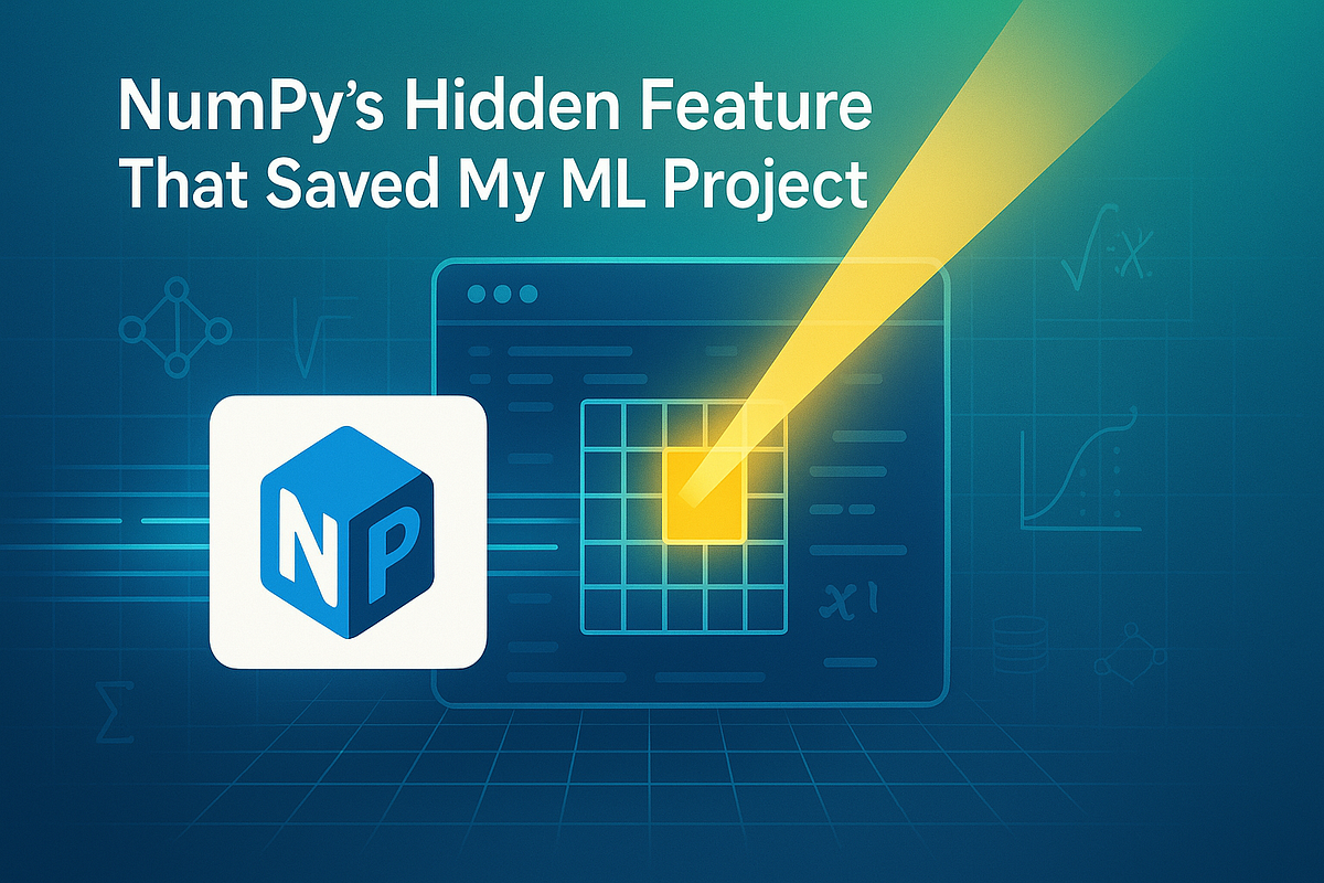 The NumPy Trick That Rescued My ML Project | by Thinking Loop | Aug ...