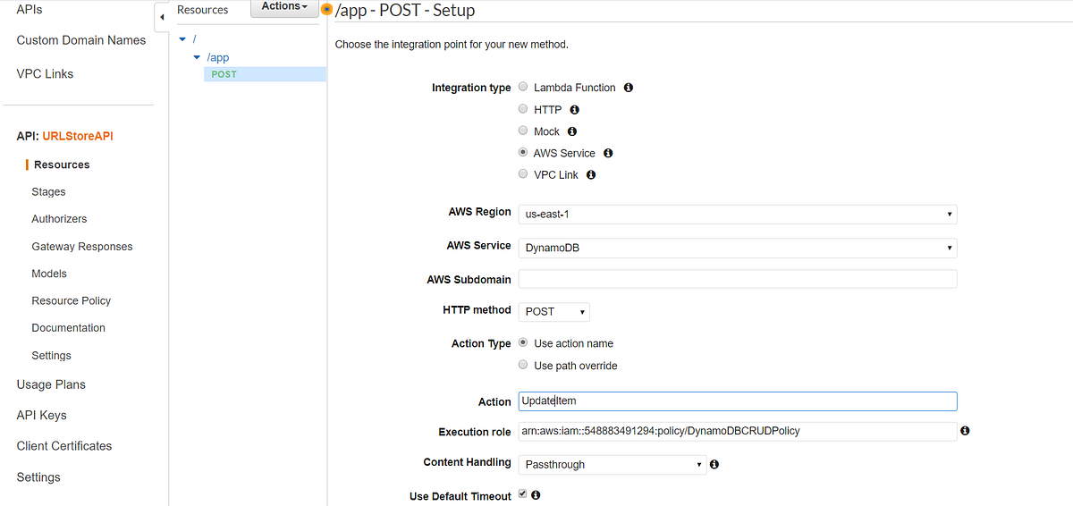 AWS API Gateway integration with DynamoDB | by Hareesh Veduraj | Medium