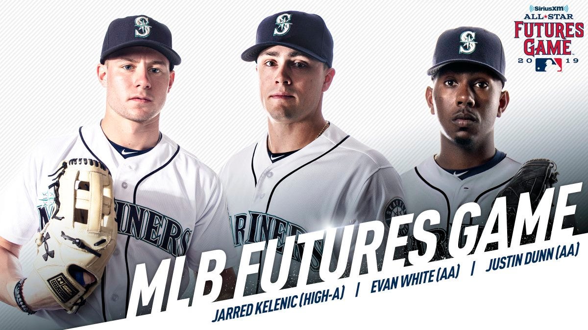 Dunn, Kelenic and White Named to the All-Star Futures Game, by Mariners PR