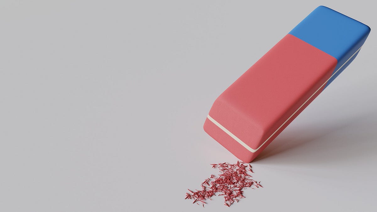 The Pink Eraser Trauma. A bad day, but it later helped me & we… | by Lisa  Spray | The Startup | Medium