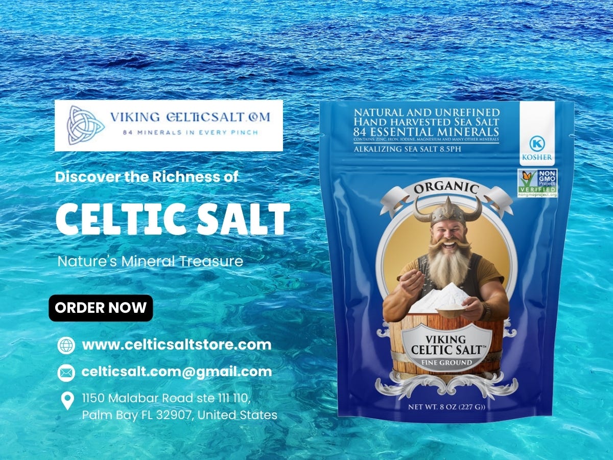 Health and Wellness Benefits of Celtic Salt by Viking Celtic Salt Medium