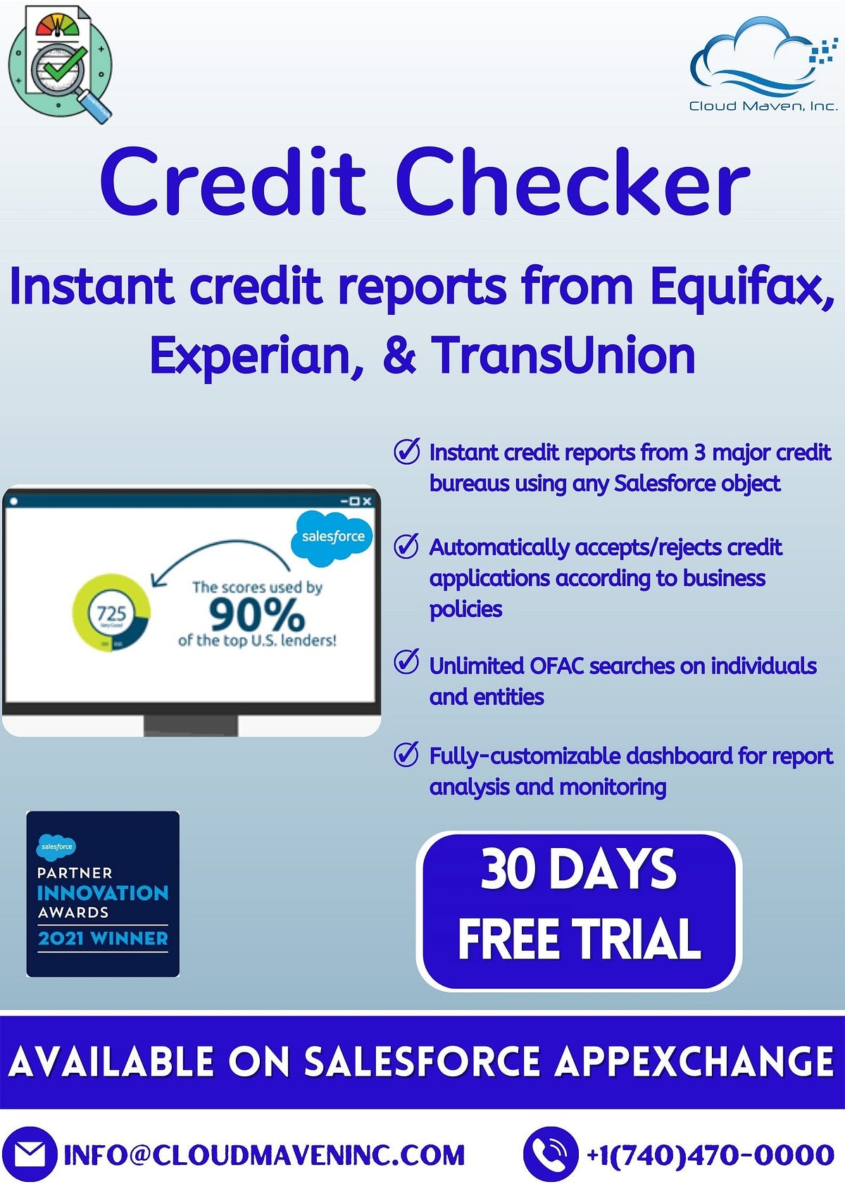 Credit Checker. Cloud Maven, Inc.’s Credit Checker, has… by Olivia