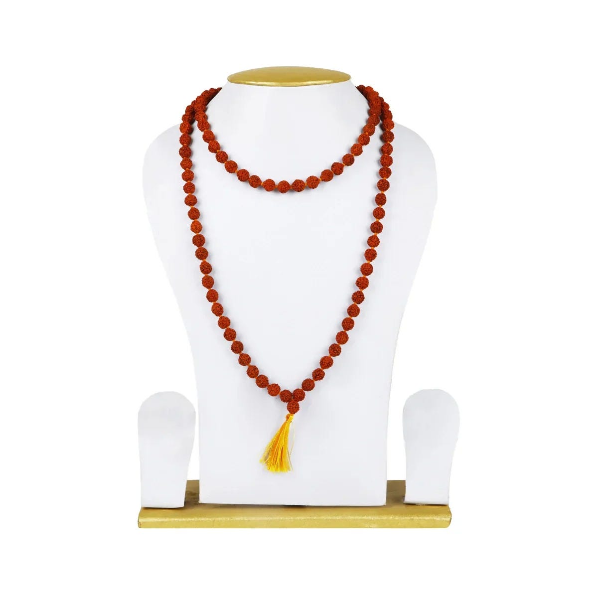 Sacred Spiritual Necklace for Prayer & Meditation — Ruthratcham Malai, Beads Mala, Meditation Mala