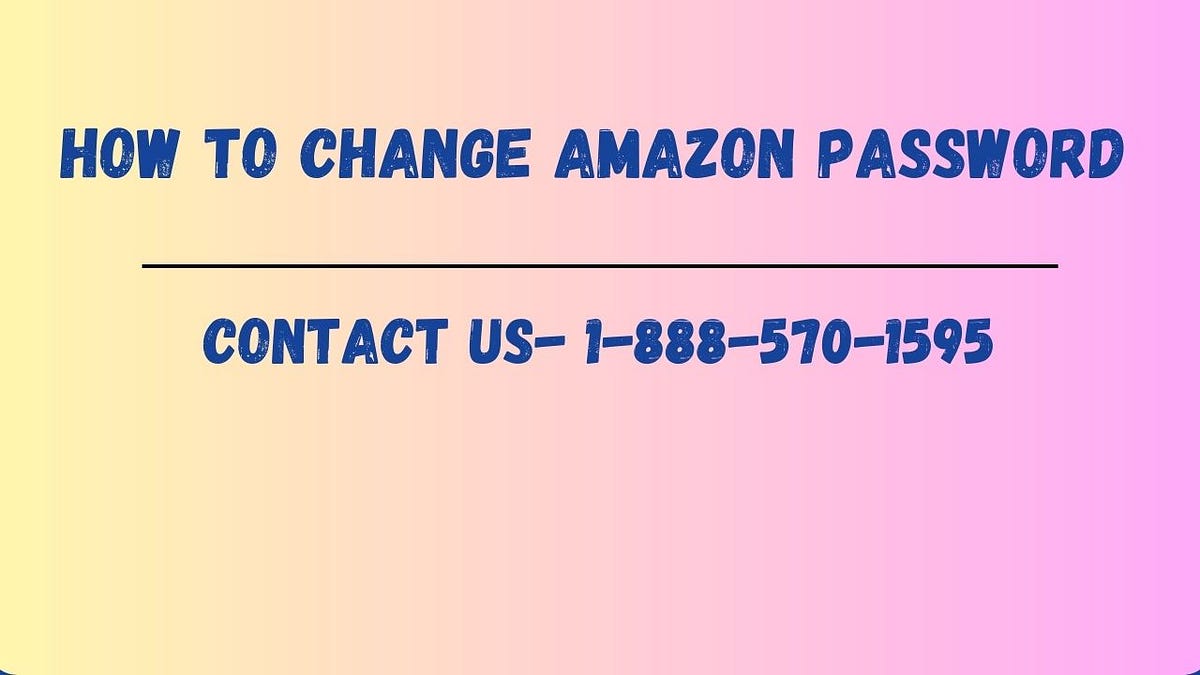 How To Change Amazon Password In App