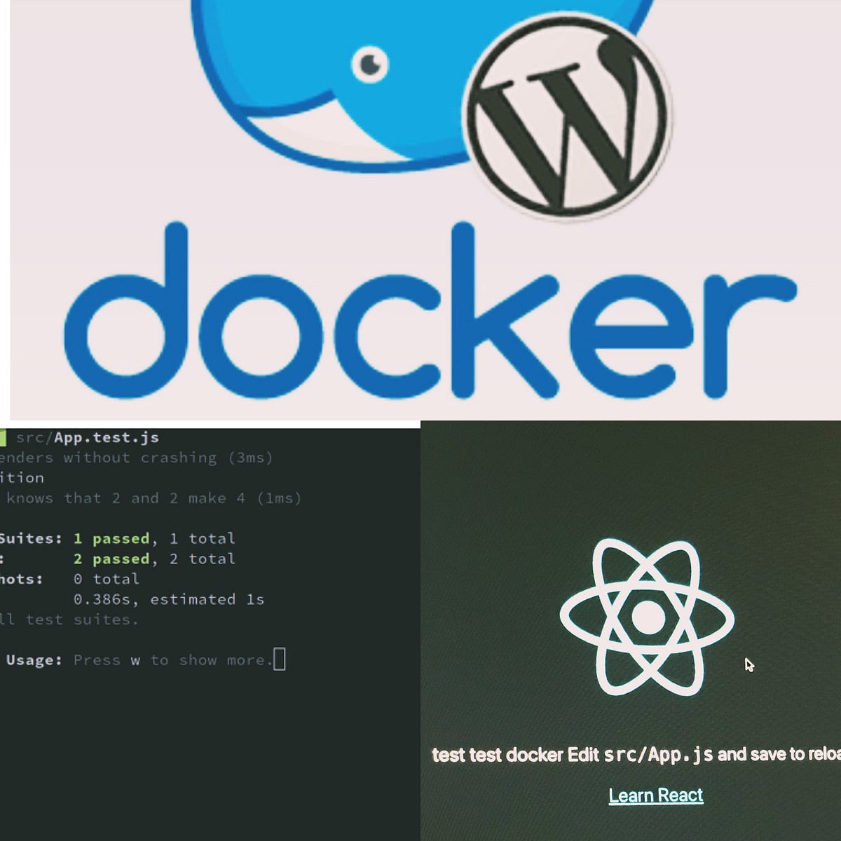 How to Add Docker to Create React App(CRA) + Run Unit Tests by Kirti