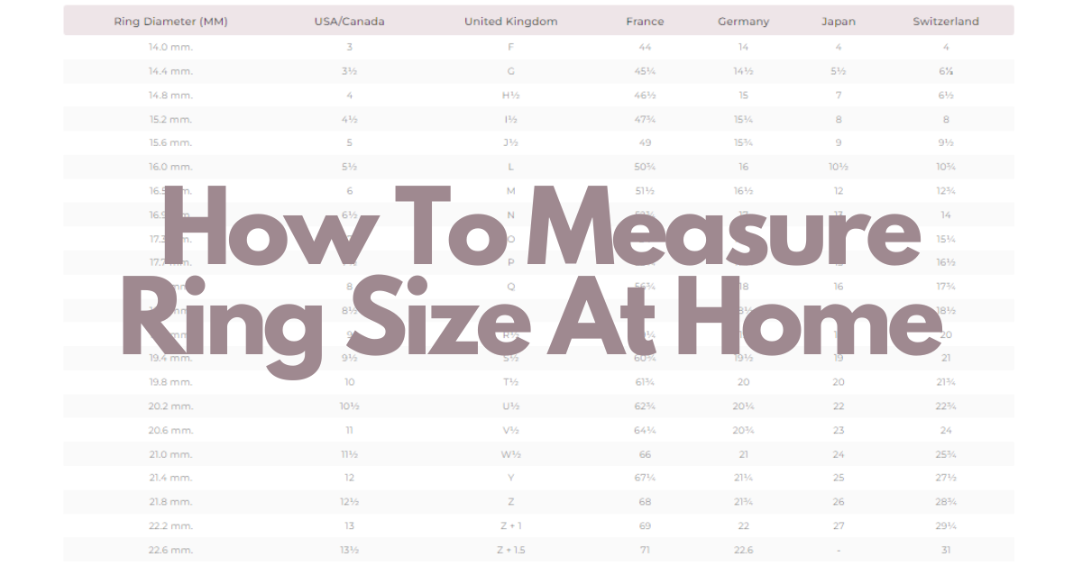 How To Measure Ring Size Online. Shopping for rings online provides a