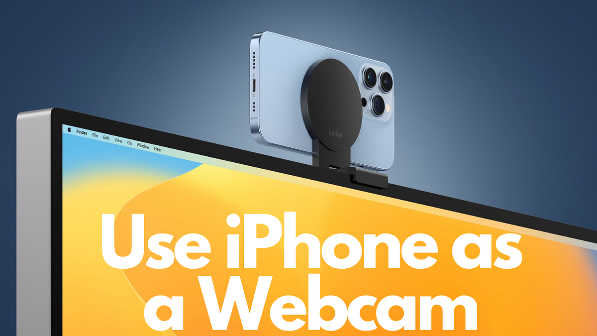 How to use macOS Continuity Camera? by Spencer Thomason Medium