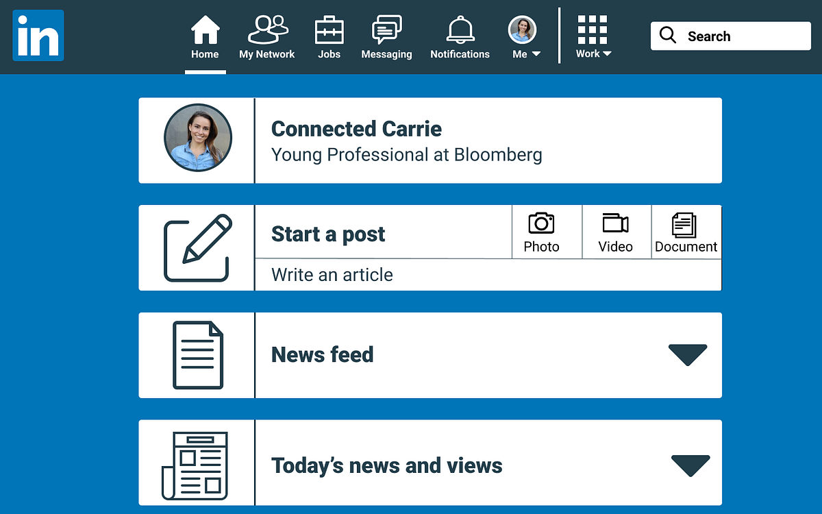 UX/UI Case Study: Making LinkedIn accessible to users with low vision ...