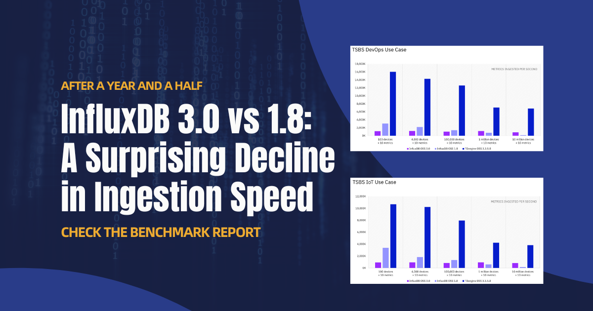 InfluxDB 3.0 vs 1.8: A Surprising Decline in Ingestion Speed | TDengine