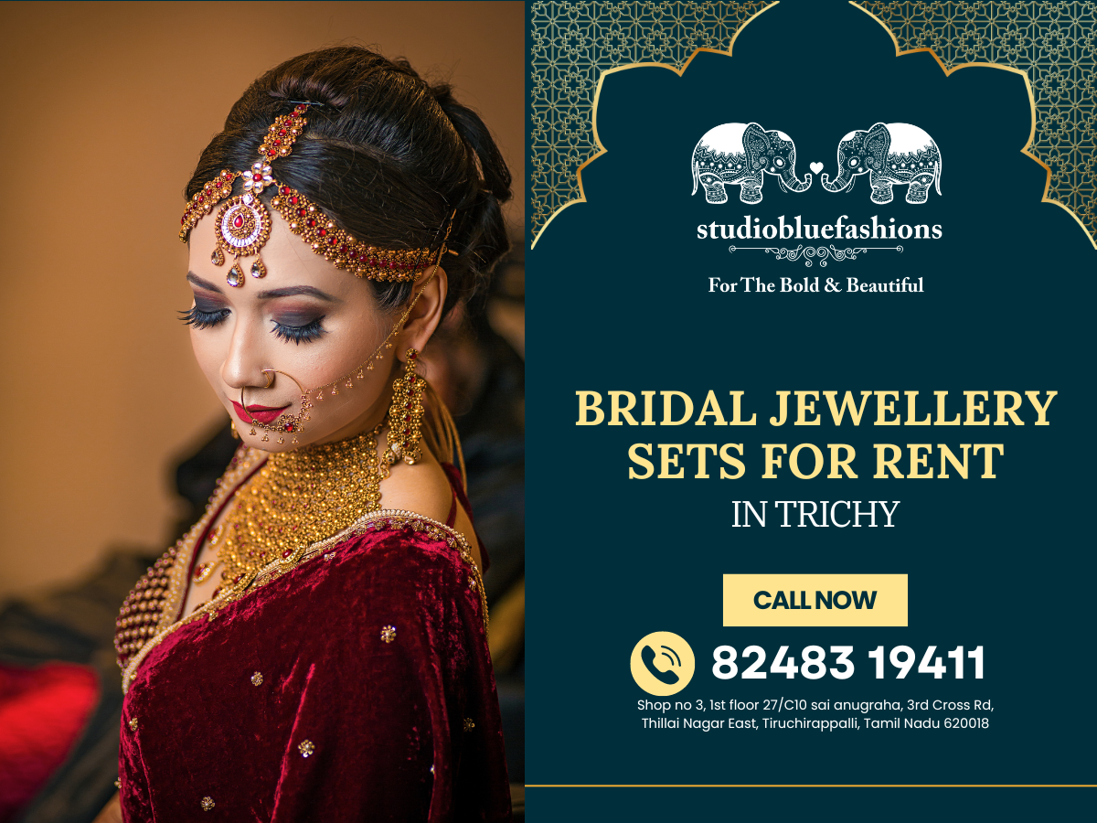 Bridal Jewellery Sets for Rent in Trichy STUDIO BLUE FASHIONS Medium